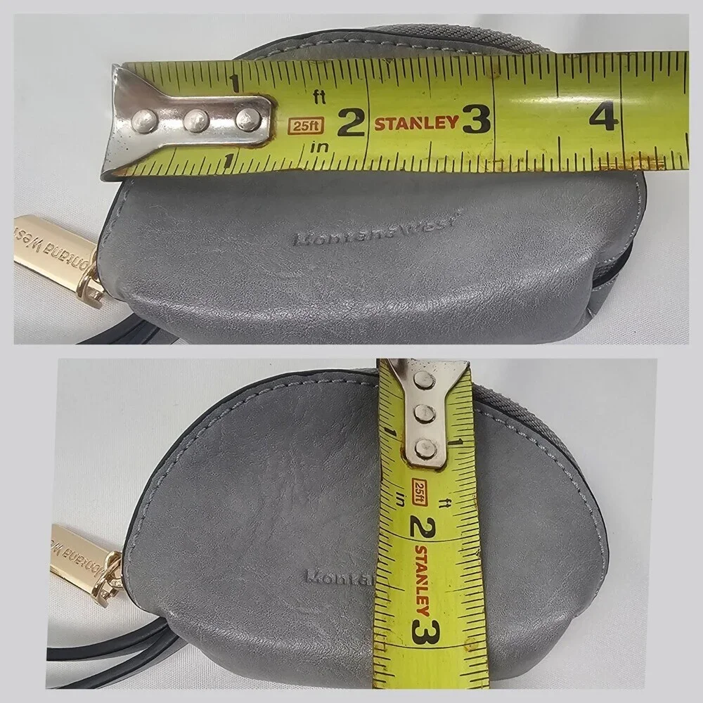 Montana West Silver Zipper Bag Coin Pouch Attachment